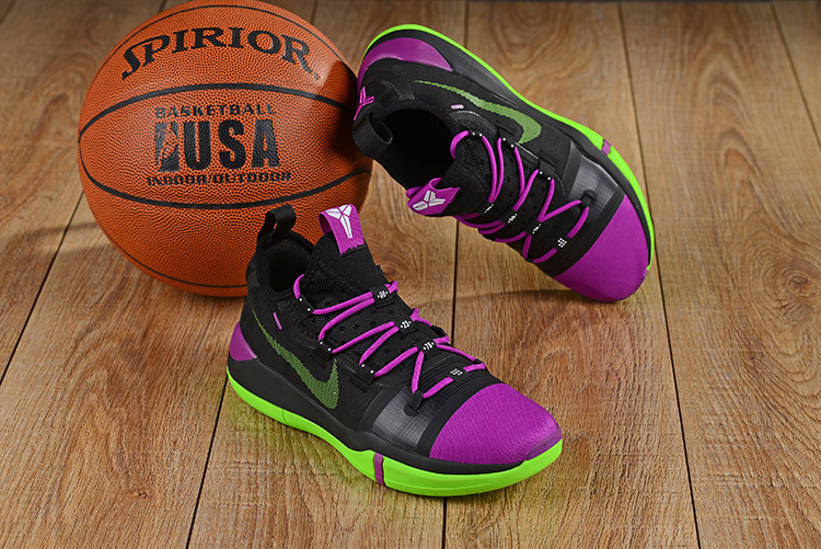 Men Nike Kobe Bryant AD E.P Purple Black Green Shoes
